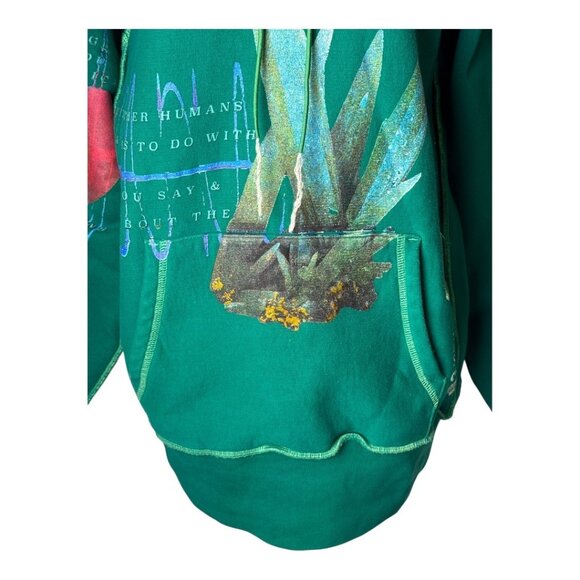 Advisory Board‎ Crystals Abc Guess Union Men Small Green Planet Saving Hoodie - Picture 4 of 15